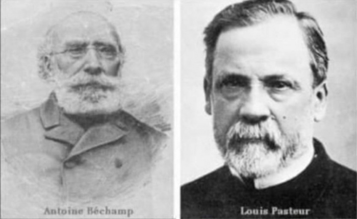 Bchamp et Pasteur qui taient contemporains, sopposrent farouchement pour dfendre leurs thories bactriennes devant les milieux scientifique