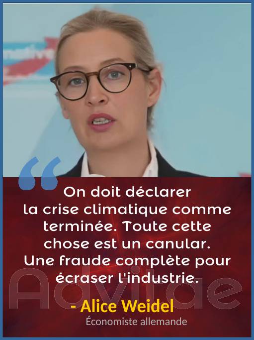 On doit déclarer la crise climatique comme terminée. Toute cette chose est un canular. Une fraude complète pour écraser l'industrie