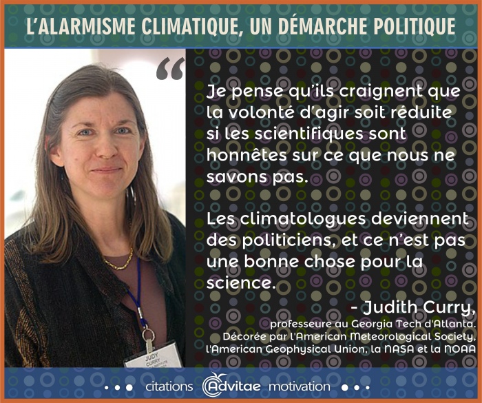 Les climatologues deviennent des politiciens, et ce nest pas une bonne chose pour la science