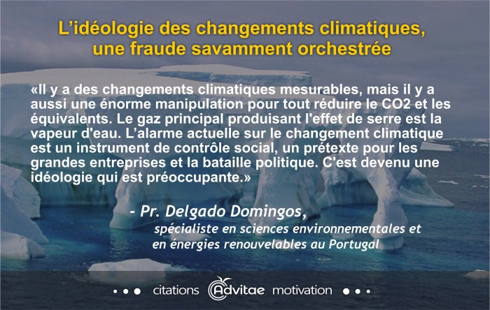 Il y a actuel une norme manipulation pour rduire le CO2 qui est peu impliqu dans le climat