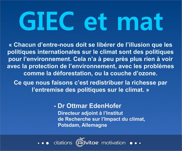 L'ide que les politiques internationales sur le climat sont bonnes pour l'environnement est fausse