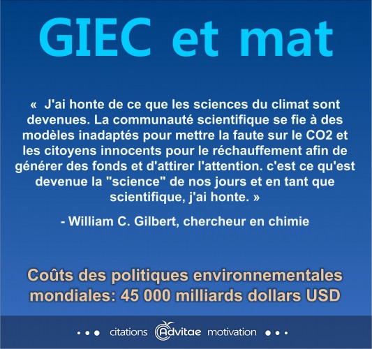 Climat: J'ai honte de ce que les sciences du climat sont devenues