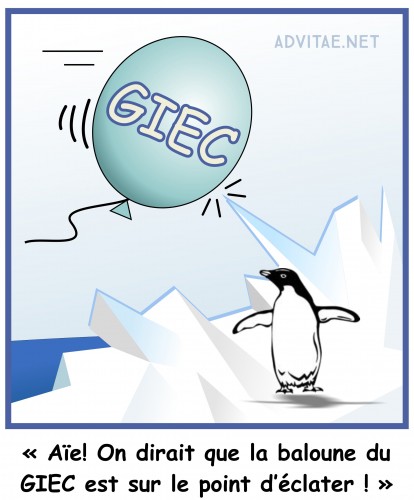 Ae! La baloune du GIEC est sur e point d'clater !