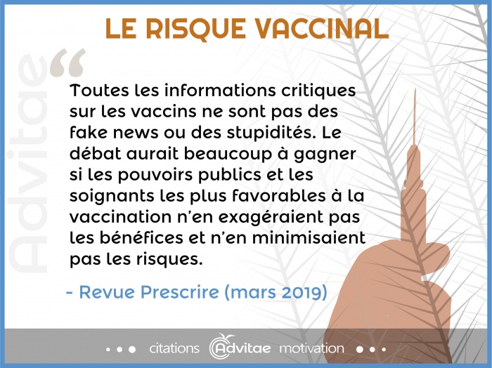 Toutes les informations critiques sur les vaccins devraient tre considres et non censures