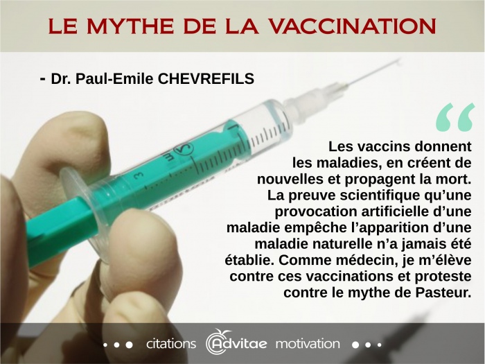 Les vaccins donnent les maladies, en créent de nouvelles et propagent la mort
