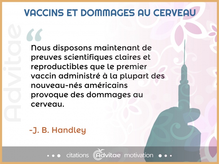 Nous avons de preuves scientifiques claires que le premier vaccin cause des troubles neurologiques