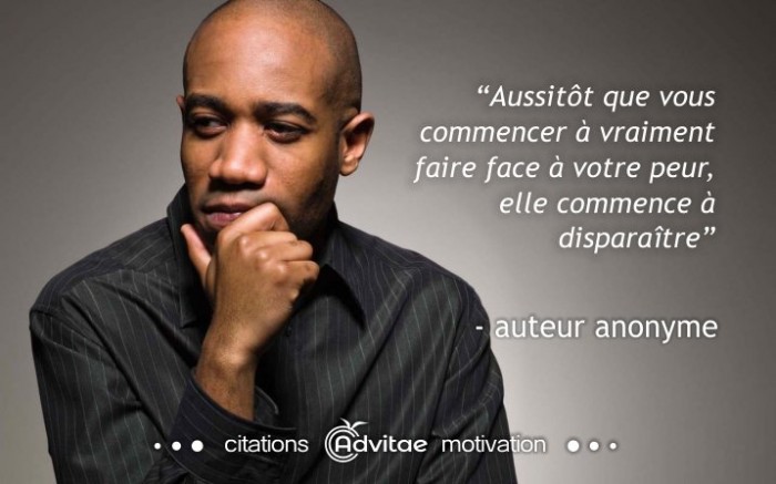 Faire face  la peur la fait disparatre